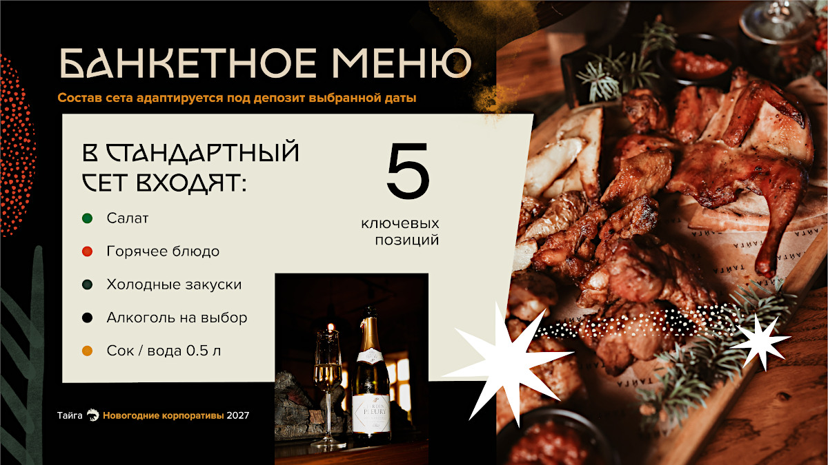 Банкетное меню